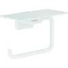 Image de Hansgrohe Porte-papier Wc Avec Tablette Blanc Mat Addstoris