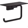 Image de Hansgrohe - AddStoris Porte-papier WC mural avec tablette Noir mat (41772670)