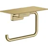 Image de HANSGROHE Porte-papier WC avec tablette bronze brossé AddStoris