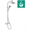 Image de Colonne de douche Hansgrohe Vernis Shape 230 1jet EcoSmart 9l-min avec mitigeur thermostatique - Chrome