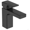 Image de Hansgrohe Vernis Shape Mitigeur de lavabo ComfortZone 100 avec tirette et vidage synthétique Noir mat (71561670)