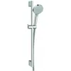 Image de Set de douche 2jet EcoSmart 9 l/min avec barre Unica 65 cm chromé Hansgrohe Vernis Blend