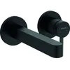 Image de Mitigeur lavabo mural HANSGROHE Finoris 165 mm + bonde à écoulement libre Noir mat