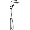 Image de Colonne de douche ou bain douche sans mitigeur HANSGROHE Vernis Shape 230 EcoSmart noir mat