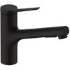 Image de HANSGROHE Zesis M33 Mitigeur de cuisine 150 avec douchette extractible 2 jets - Noir mat 74800670