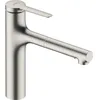 Image de HANSGROHE Zesis M33 Mitigeur de cuisine 160 avec douchette extractible 2 jets aspect acier inox 74801800