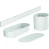 Image de Lot de 4 accessoires pour la salle de bains Blanc mat HANSGROHE WallStoris