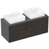 Image de hansgrohe Xevolos E Console 2 découpes 1370x550mm pour vasque à poser 54207 Couleur: Gris ardoise mat