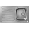 Image de Evier 1 bac avec égouttoir HANSGROHE S21 inox