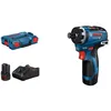 Image de Perceuse-visseuse 12V GSR 12V-35 HX + 2 batteries 3Ah + chargeur + coffret L-BOXX - BOSCH - 06019J9100