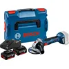 Image de Meuleuse angulaire Bosch Professional GWS 18V-7 + 2 batteries 4 0Ah + Chargeur GAL 18V-40 + L-Boxx - 06019H9005