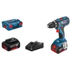Image de Perceuse-visseuse 18V GSR18V-28 + 2 batteries 4Ah + chargeur en coffret L-BOXX - BOSCH - 06019H410A
