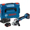 Image de Meuleuse angulaire Bosch Professional GWS 18V-10 + 2 batteries 4 0Ah + chargeur GAL 18V-40 + L-BOXX - 06019J4007