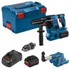 Image de Perforateur Bosch Professional GBH 18V-28CF 3 3J avec dispositif daspi GDE 18V-16 2 batt ProCore 8 0Ah Chargeur Llbox 0611921003