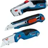 Image de Bosch 1 600 a02 7m4 couteau à lame rétractable bleu, acier inoxydable couteau à lame repliable