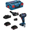 Image de Perceuse-Visseuse BOSCH GSR 18V-90 FC (2 x 40 Ah ProCORE + GAL18V-40 + L-Boxx 136 + 2 têtes)
