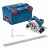 Image de Scie circulaire GKS 55 1350 W - BOSCH - avec GCE + Rail 140 cm - L-BOXX - 0615990M91