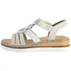 Image de Sandales Rieker - Blanc - Bride - Compensé - Femme