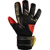 Image de Gants de gardien enfant Reusch Football Attrakt Freegel Silver - blck/gold/firy red