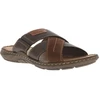 Image de Rieker® - Claquettes Rieker® En Cuir Marrons - Marron 42