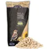 Image de 25 kg de graines darachide Lyra Pet® coupées en deux et blanchies