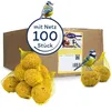 Image de 100 boules de suif Lyra Pet® Basic avec filet 90 g chacune = 9 kg