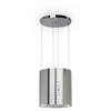 Image de Klarstein barett hotte aspirante décorative en îlot ø35 cm - suspension plafond - 560 m³-h - 3 vitesses - inox