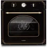 Image de Four encastrable Klarstein Victoria 70L Chaleur tournante Four électrique Classe A Look rétro Noir