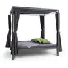 Image de Blumfeldt senator lounge transat 188 x 208 x 205cm pare-soleil - gris GDW20-Senator-GR