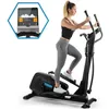 Image de CAPITAL SPORTS Helix Track Vélo elliptique avec volant dinertie 20kg et résistance magnétique 32 niveaux - interface Bluetooth