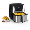 Image de Klarstein Aerovital Deluxe Unique 5,4 L 1700 W Friteuse D’air Chaud Noir, Argent