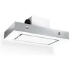 Image de Klarstein Remy Hotte aspirante décorative encastrable 90cm - évacuation ou recyclage 620 m3-h - 3 vitesses dextraction - blanc