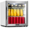 Image de Réfrigérateur compact Klarstein Beersafe L - Mini bar 47L - LED - Mini frigo - Porte vitrée blanc