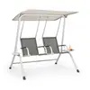 Image de Blumfeldt bel air duo swing balancelle de jardin pour 2 personnes - gris & crème GDMC2-Bel Air Duo