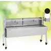 Image de Sauenland Pro Barbecue Broche Pour Cochon De Lait 13w 4 Roulettes Inox