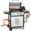 Image de Tomahawk 3.1 S Barbecue À Gaz Brûleurs 3x3,6 Kw + 2,7 Kw 60 X 45 Cm Barbecue Inox