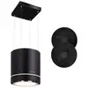 Image de Klarstein tron ambience hotte aspirante d'îlot suspendue ø 38 cm 540 m³h 3 vitesses led classe a noire CGCH2-TronAmbience-B