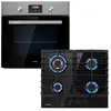 Image de Klarstein kalahari ignito four encastrable + table de cuisson 4 brûleurs gaz