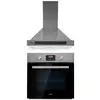 Image de Klarstein kalahari zelda set four encastrable + hotte aspirante 60cm b - inox