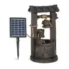 Image de Speyer Fontaine En Cascade De Jardin 4 Niveaux Batterie 2,8w Solaire Led