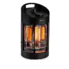 Image de Heat Guru 360 Mini Radiateur Infrarouge 700/350 W Oscillation Noir