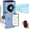 Image de Climatiseur mobile avec évacuation - Klarstein - 10000 BTU - Fonction ventilateur & déshumidificateur - Bleu