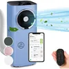 Image de Climatiseur mobile avec évacuation - Klarstein - 12000 BTU - Fonction ventilateur & déshumidificateur - Bleu