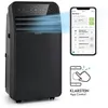 Image de Climatiseur mobile avec evacuation - Klarstein - 12000 BTU - Commande via app - Fonction ventilateur & déshumidificateur - Noir
