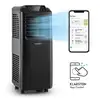 Image de Klarstein pure blizzard smart 9k - climatiseur mobile connecté 9000 btu/2,6 kw - pour 26 á 44 m² - classe a - noir