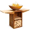 Image de Braséro barbecue Blumfeldt Savage 2.0 - Protection contre les intempéries - Brun