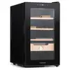 Image de Klarstein el presidente 48 cave à cigares 48l - 3 clayettes - 1 compartiment en bois de cèdre - noir