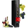 Image de Vinovilla 7 Built-in Uno Onyx Cave À Vin Encastrable Verre Noir Inox