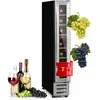 Image de Vinovilla 7 Built-in Uno Onyx Cave À Vin Encastrable Verre Noir Inox