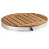 Image de Douche de jardin - blumfeldt cool breeze - bois de teck - poignée de transport - rond